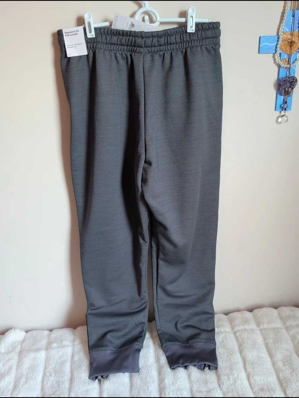 Nike Therma Fit Zip Women's Joggers Charcoal Grey/Black Sz Large NWT